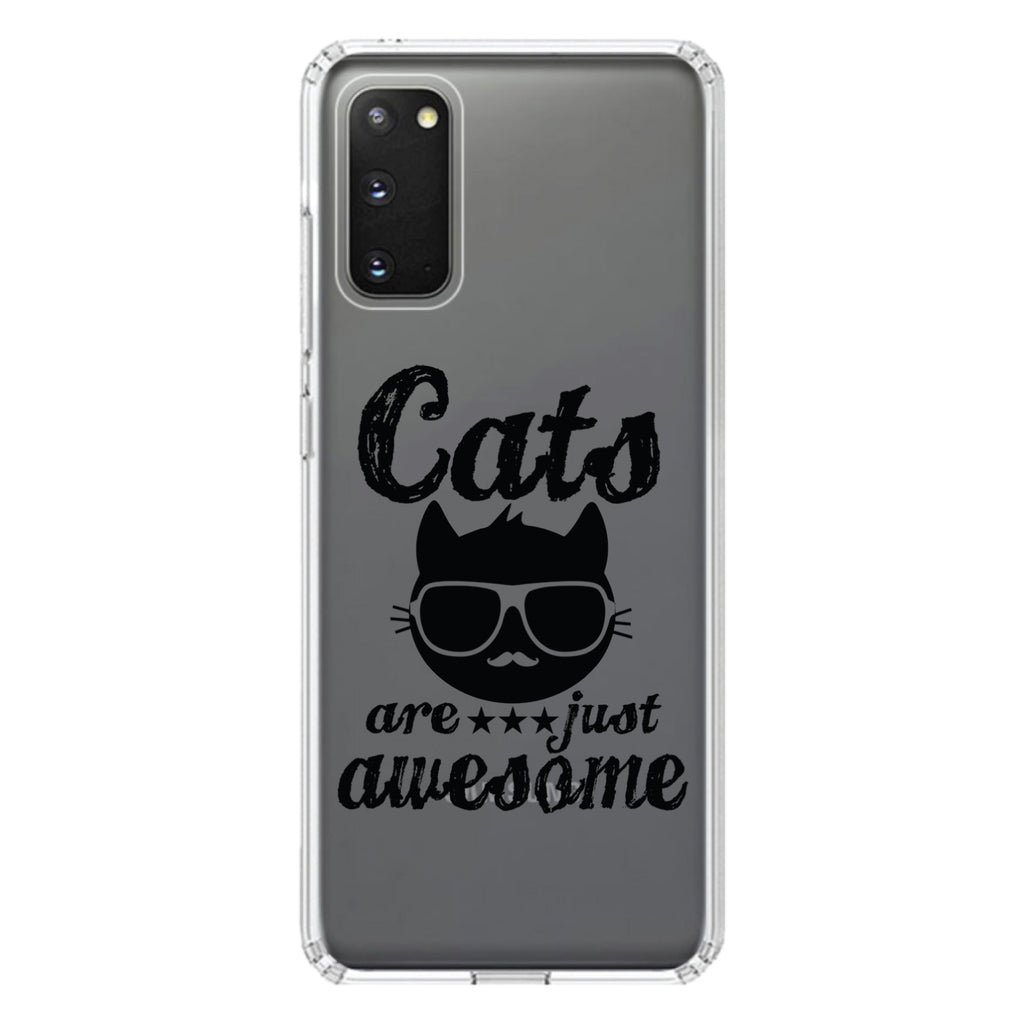 Cats Are Just Awesome Clear Shockproof iPhone Case, view 14
