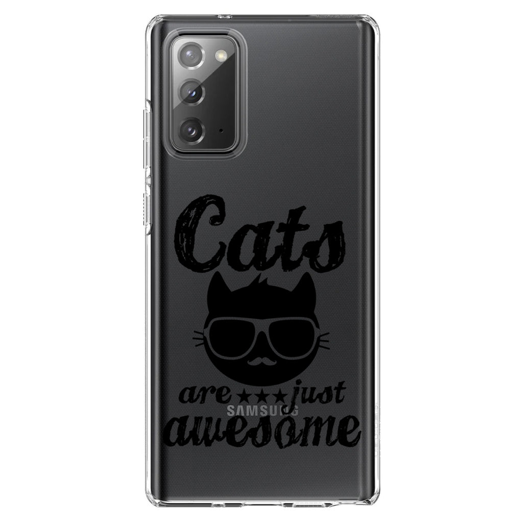 Cats Are Just Awesome Clear Shockproof iPhone Case, view 8