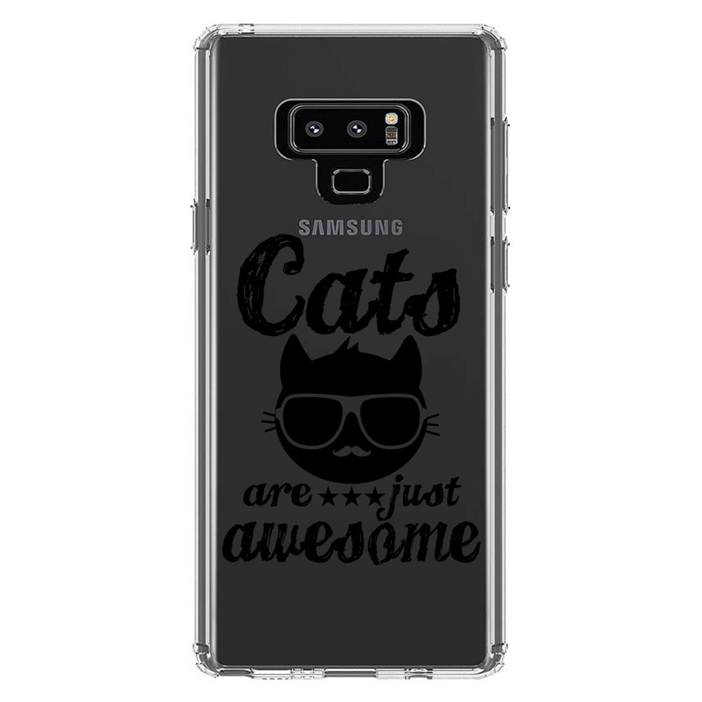 Cats Are Just Awesome Clear Shockproof iPhone Case, view 11