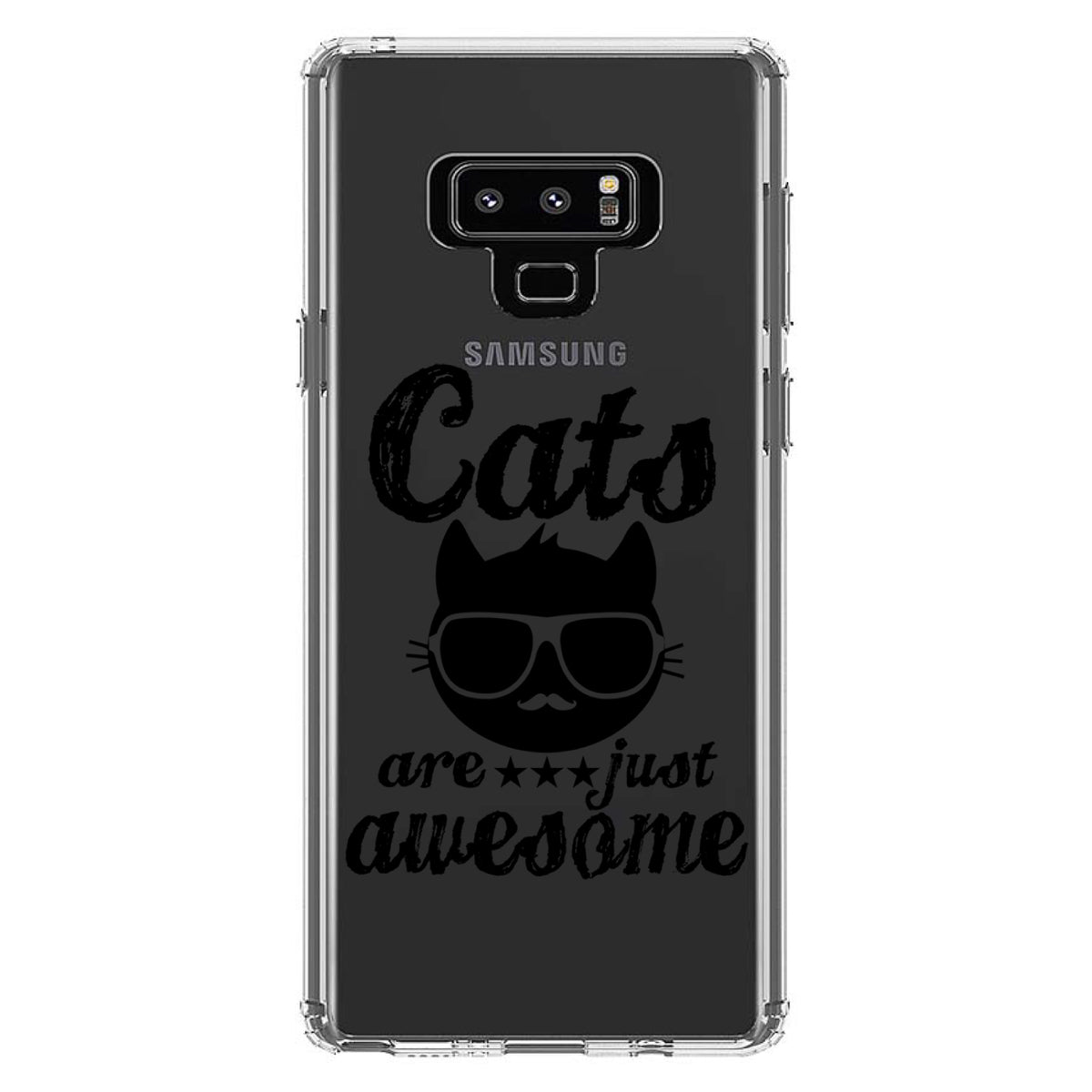 Cats Are Just Awesome Clear Shockproof iPhone Case, view 11