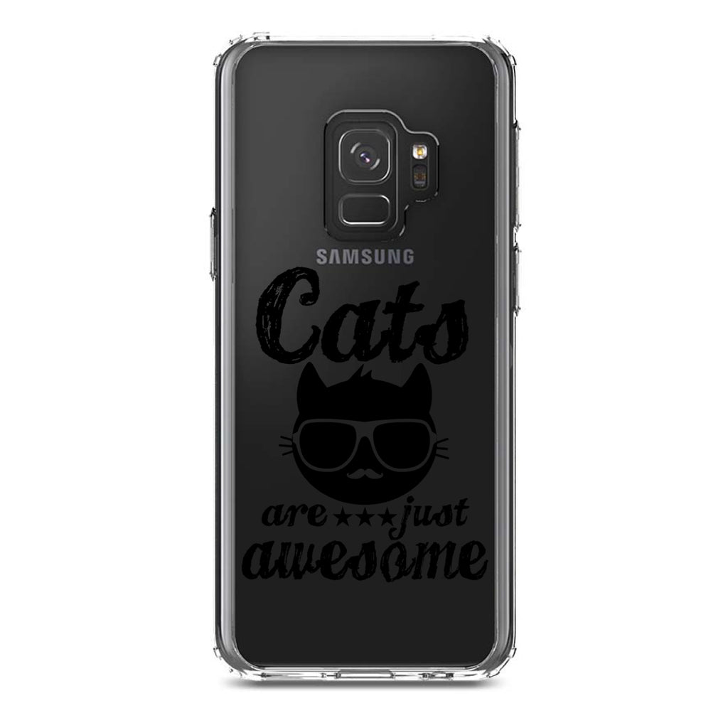 Cats Are Just Awesome Clear Shockproof iPhone Case, view 19