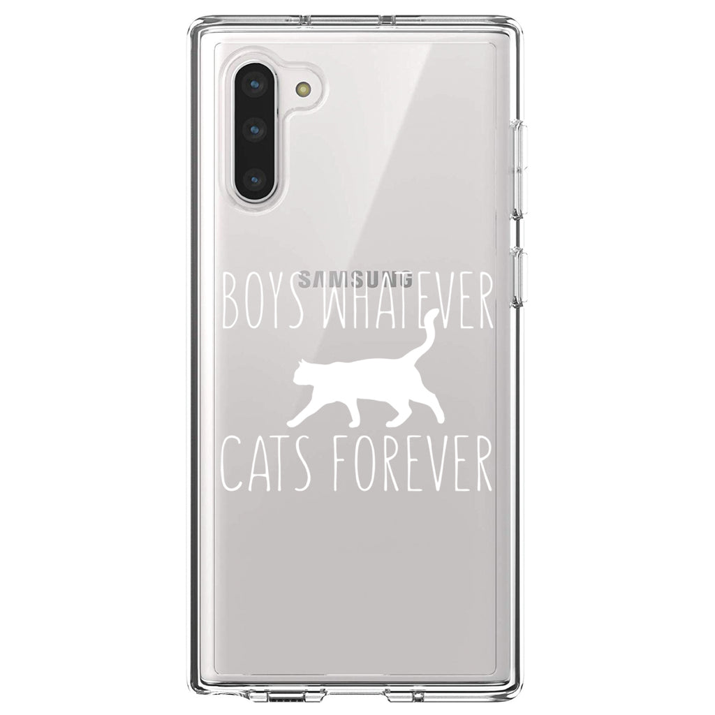 Boys Whatever, Cats Forever Clear Shockproof iPhone Case, view 9