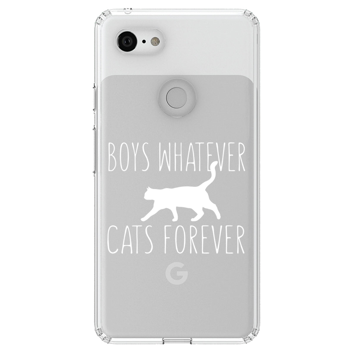 Boys Whatever, Cats Forever Clear Shockproof iPhone Case, view 22