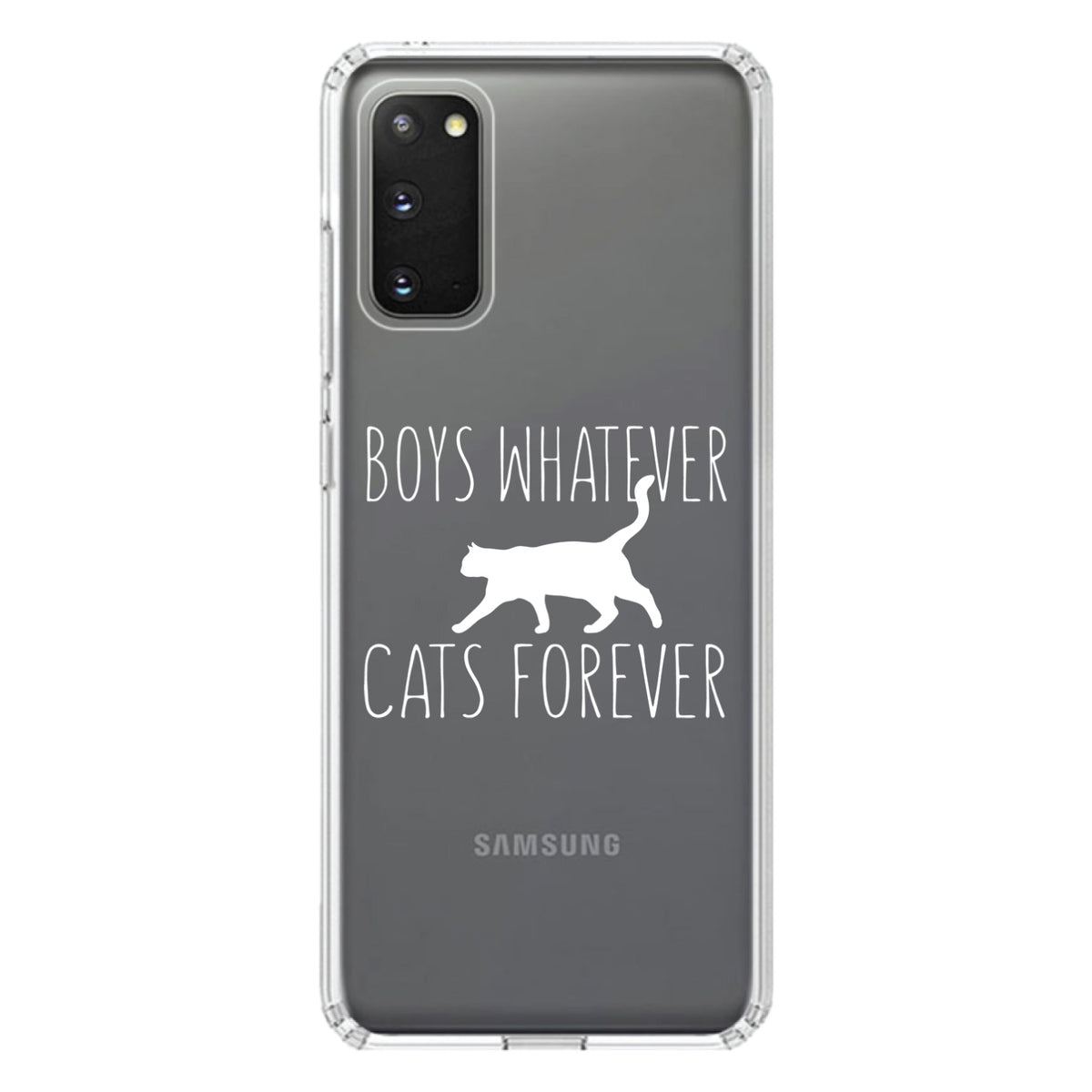 Boys Whatever, Cats Forever Clear Shockproof iPhone Case, view 14