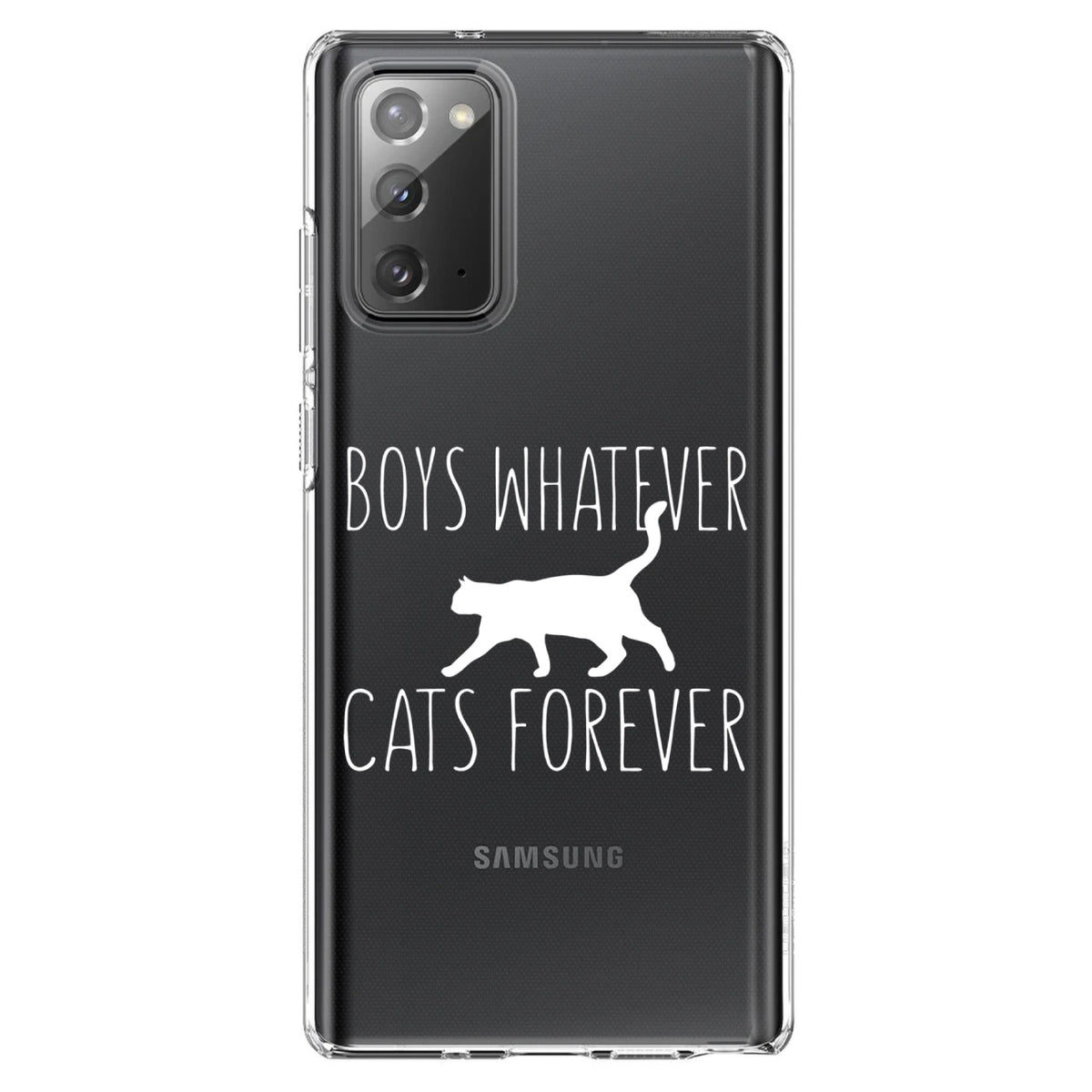 Boys Whatever, Cats Forever Clear Shockproof iPhone Case, view 7