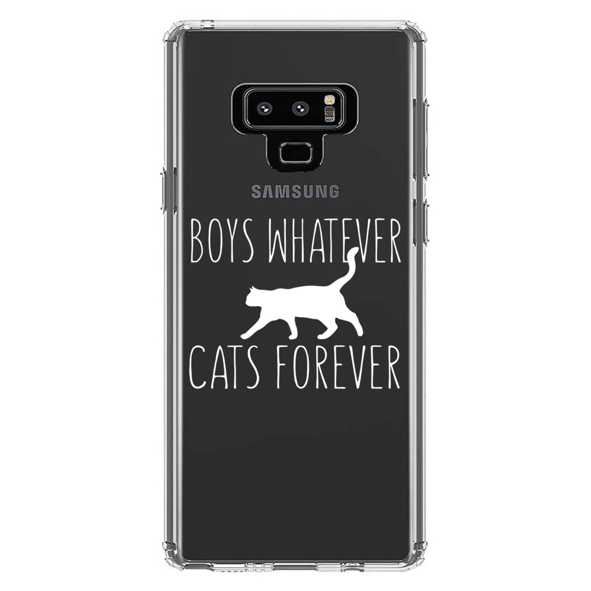 Boys Whatever, Cats Forever Clear Shockproof iPhone Case, view 11