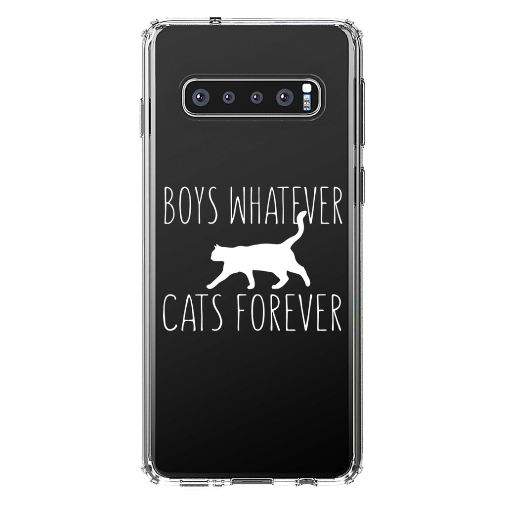 Boys Whatever, Cats Forever Clear Shockproof iPhone Case, view 16