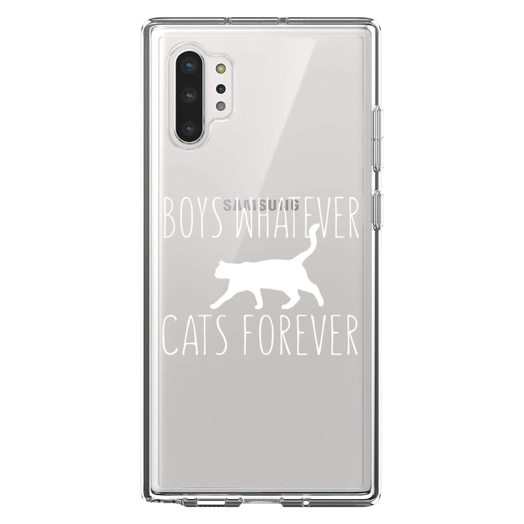 Boys Whatever, Cats Forever Clear Shockproof iPhone Case, view 10