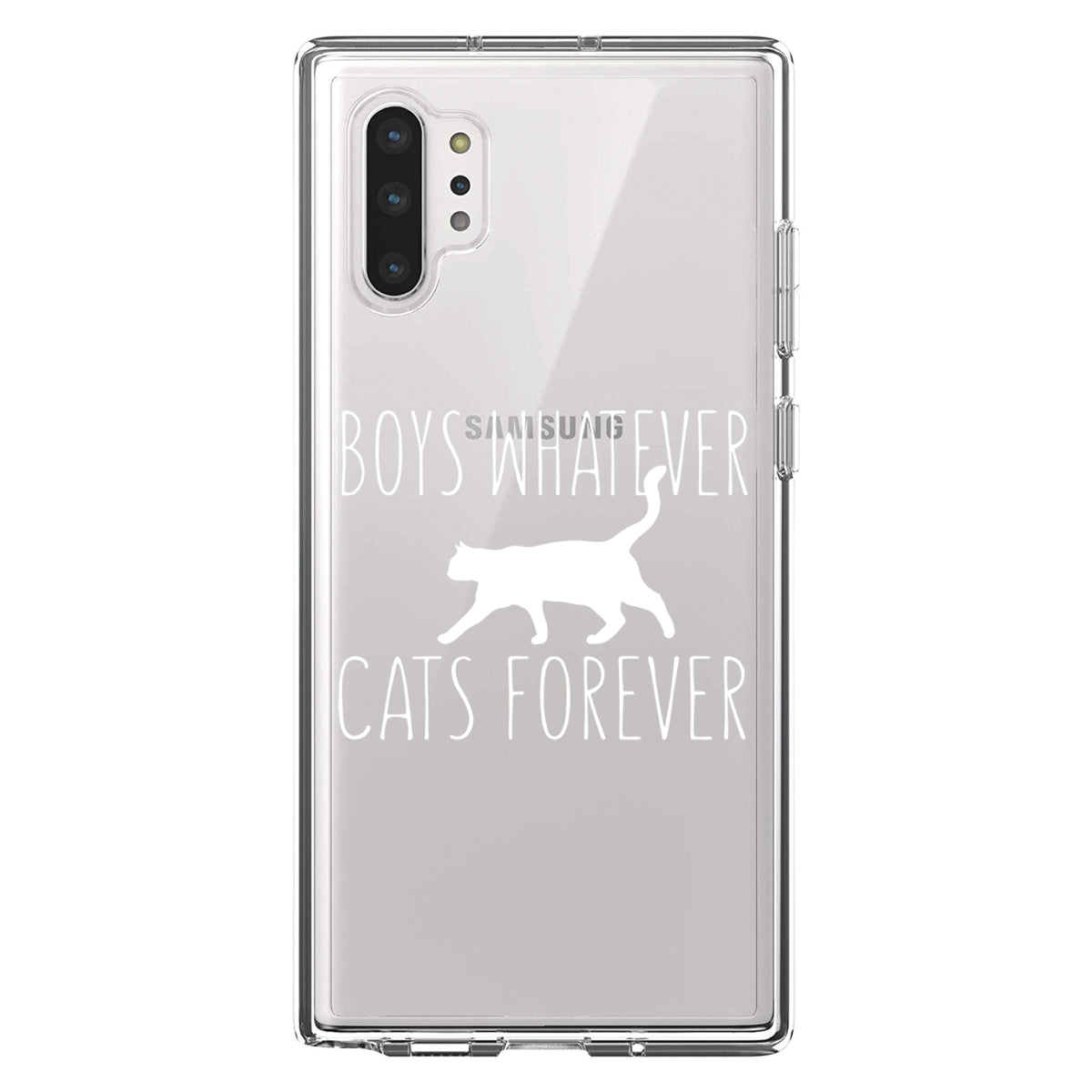Boys Whatever, Cats Forever Clear Shockproof iPhone Case, view 10