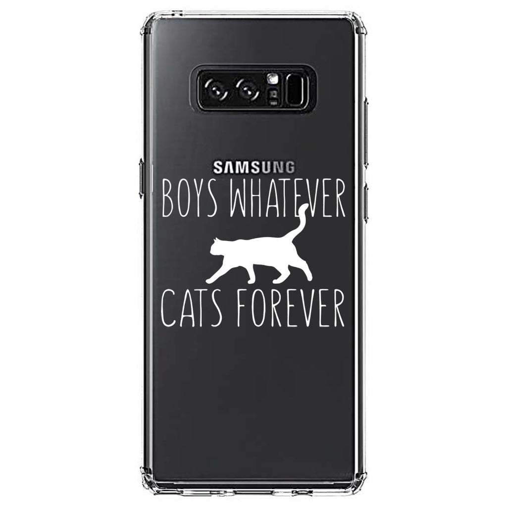 Boys Whatever, Cats Forever Clear Shockproof iPhone Case, view 12