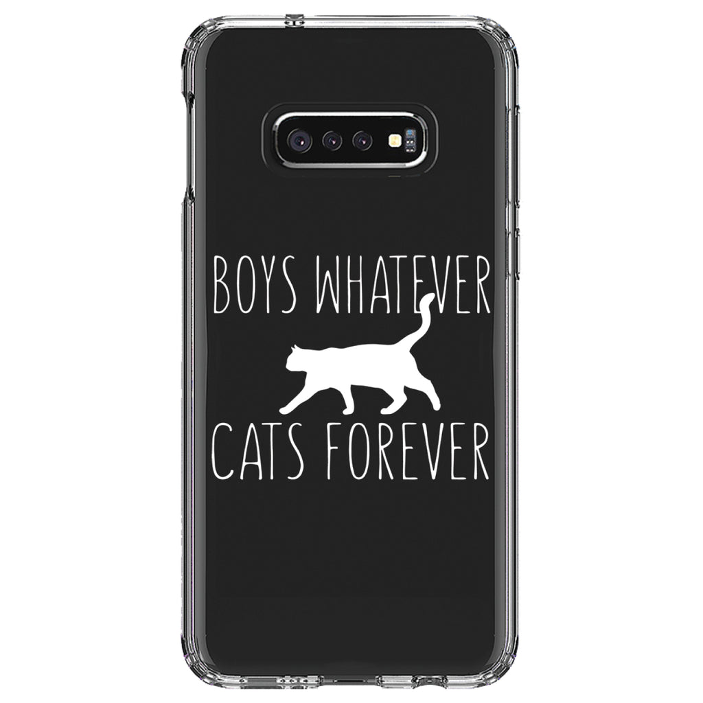 Boys Whatever, Cats Forever Clear Shockproof iPhone Case, view 18