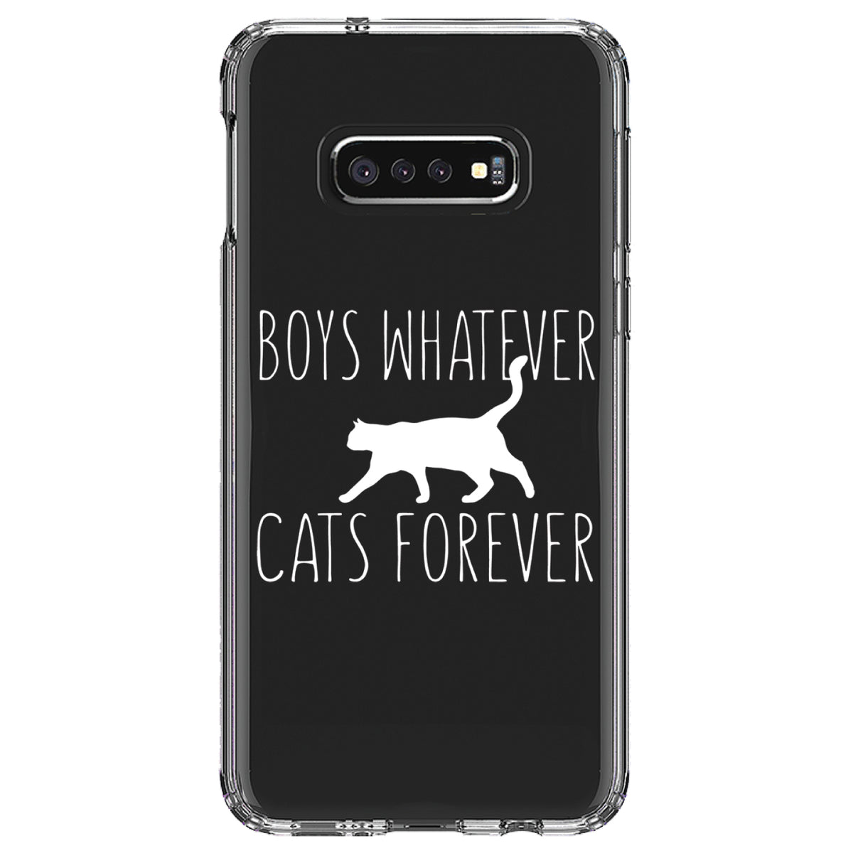 Boys Whatever, Cats Forever Clear Shockproof iPhone Case, view 18