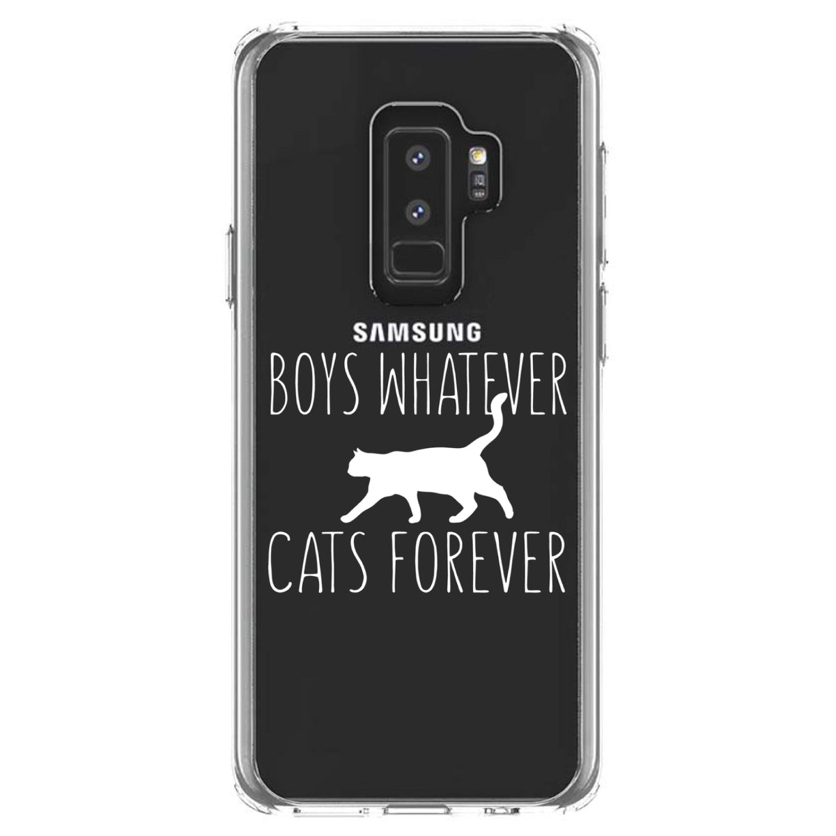 Boys Whatever, Cats Forever Clear Shockproof iPhone Case, view 20