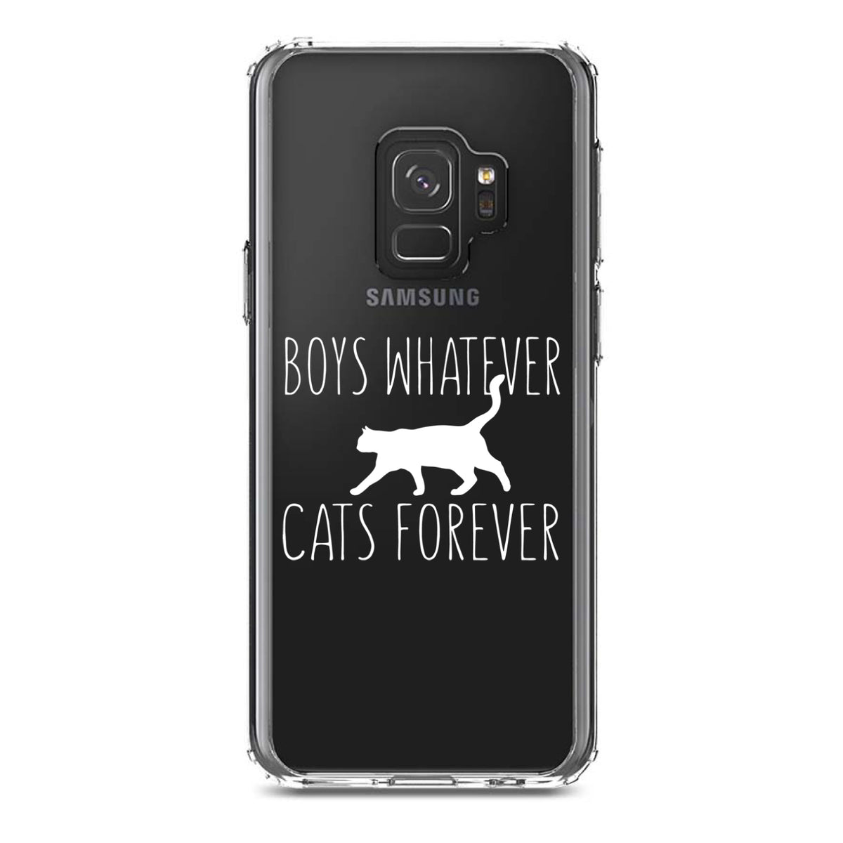 Boys Whatever, Cats Forever Clear Shockproof iPhone Case, view 19