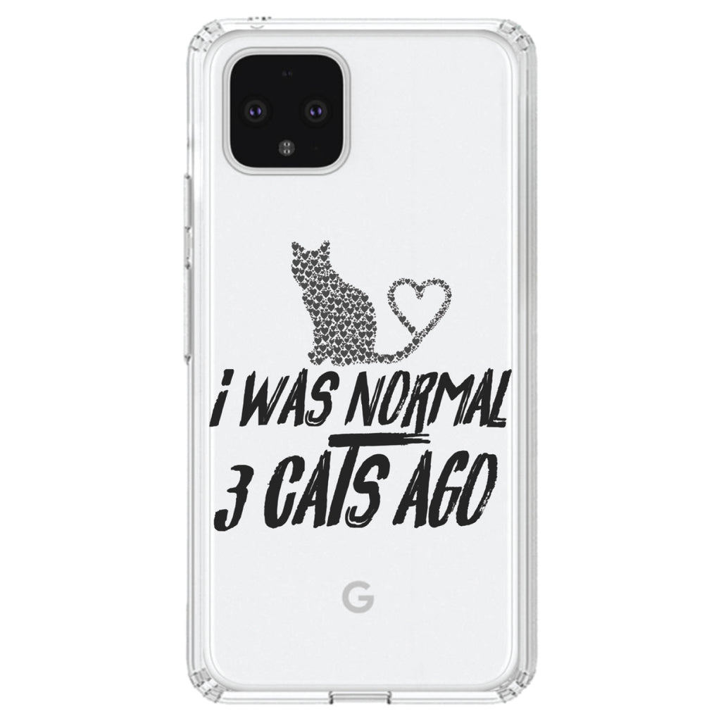 I Was Normal 3 Cats Ago Clear Shockproof iPhone Case, view 23