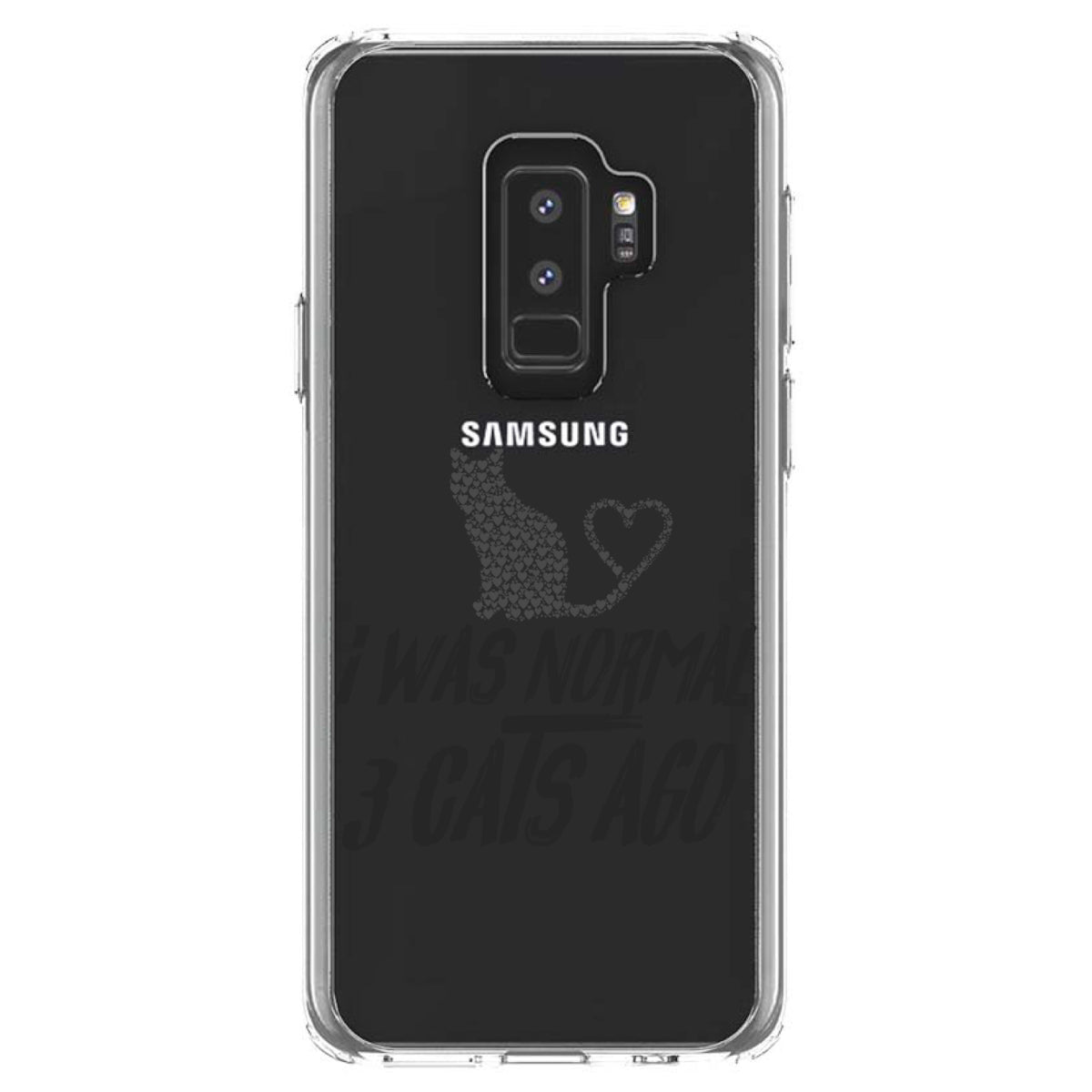 I Was Normal 3 Cats Ago Clear Shockproof iPhone Case, view 20