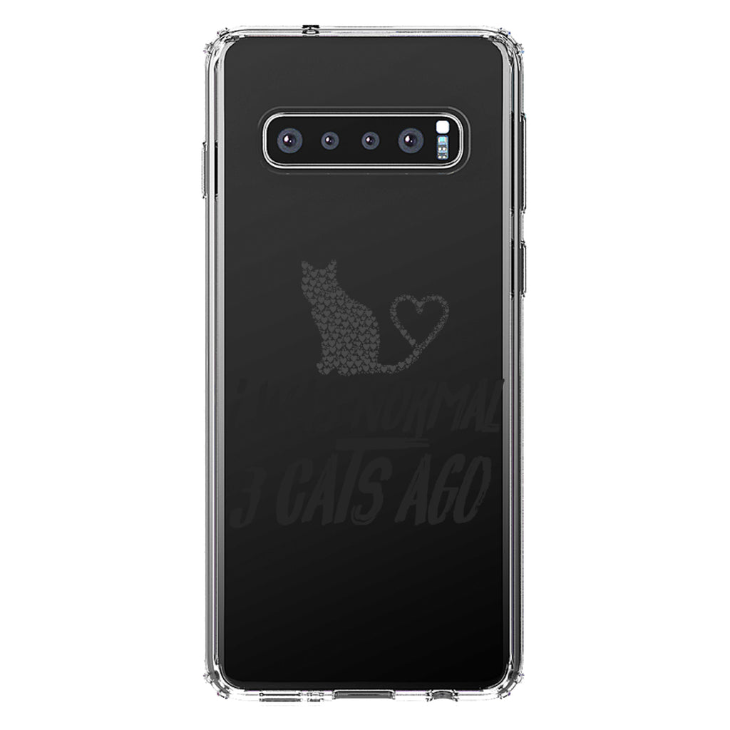 I Was Normal 3 Cats Ago Clear Shockproof iPhone Case, view 17