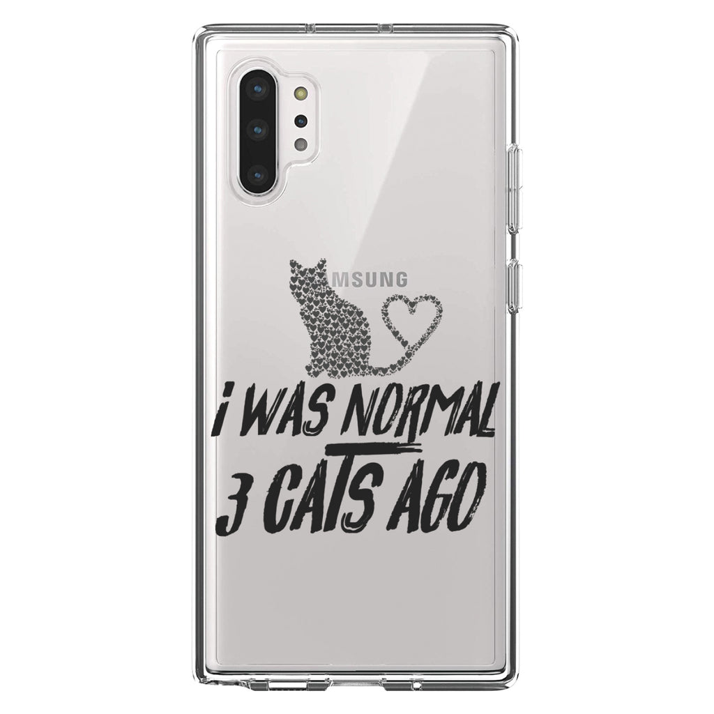I Was Normal 3 Cats Ago Clear Shockproof iPhone Case, view 10