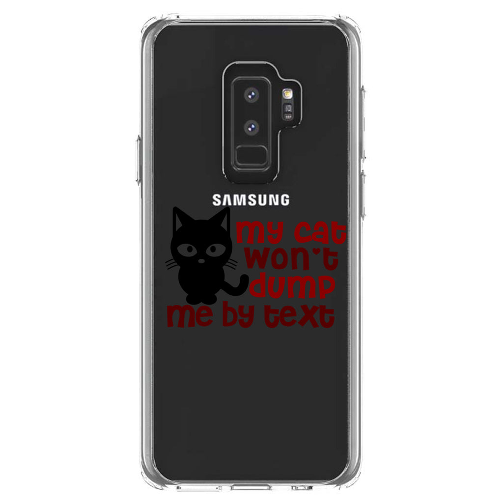 My Cat Won't Dump Me By Text Clear Shockproof iPhone Case, view 20