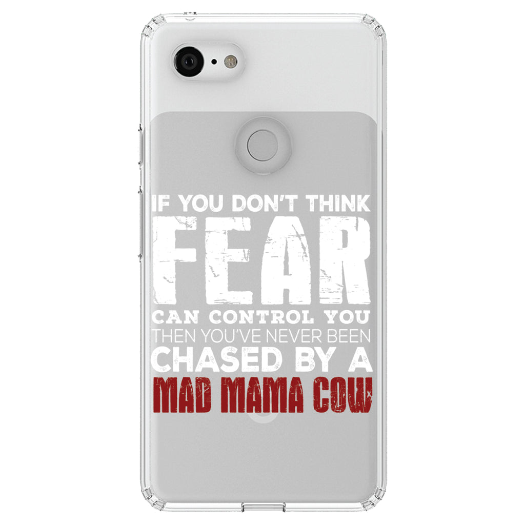 Never Been Chased By A Mad Mama Cow Clear Shockproof iPhone Case, view 21
