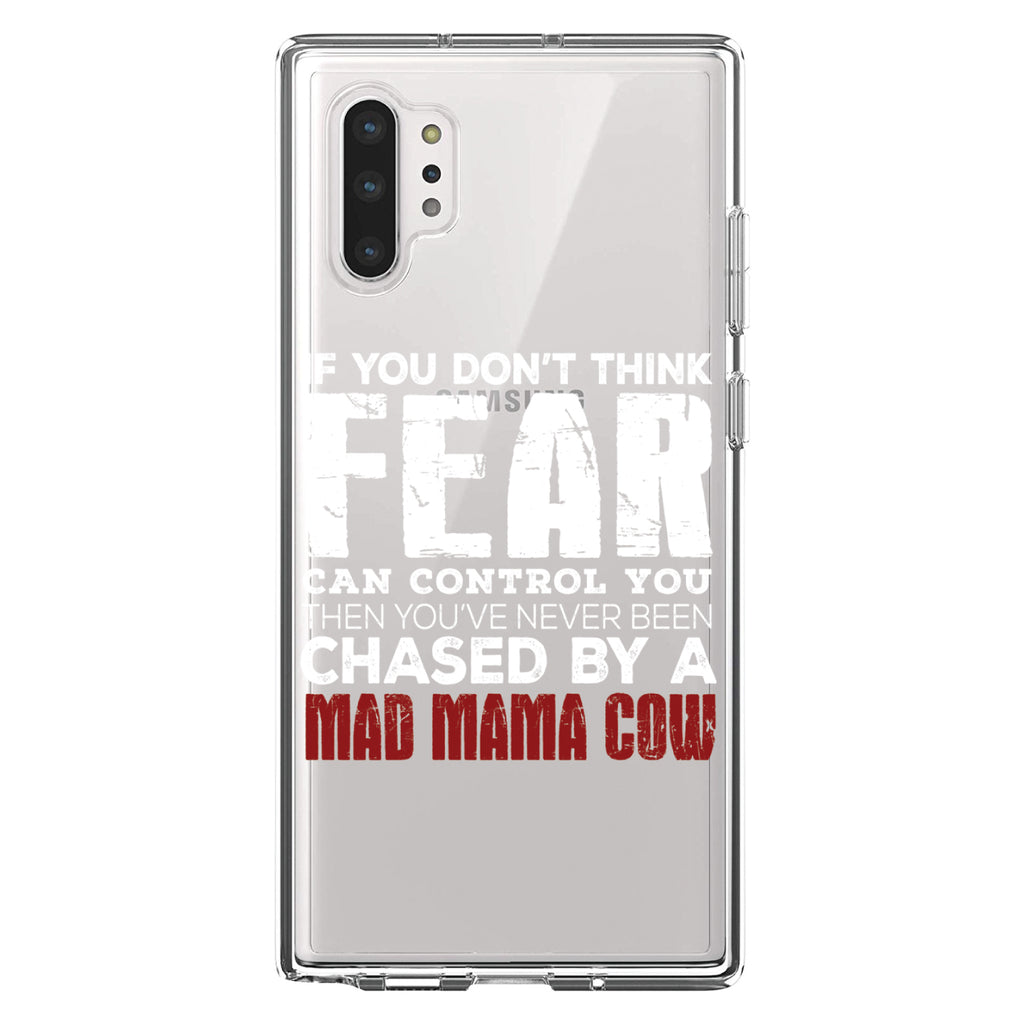 Never Been Chased By A Mad Mama Cow Clear Shockproof iPhone Case, view 10