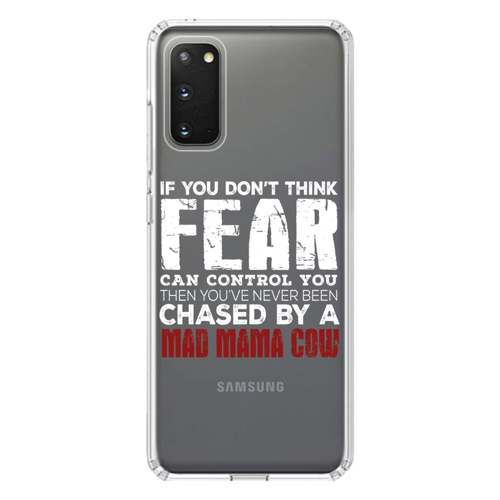Never Been Chased By A Mad Mama Cow Clear Shockproof iPhone Case, view 14