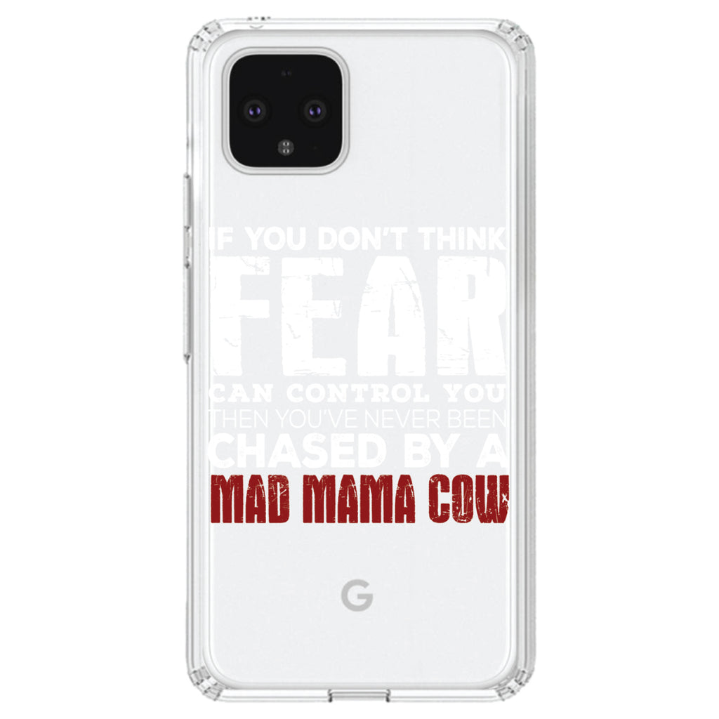 Never Been Chased By A Mad Mama Cow Clear Shockproof iPhone Case, view 23