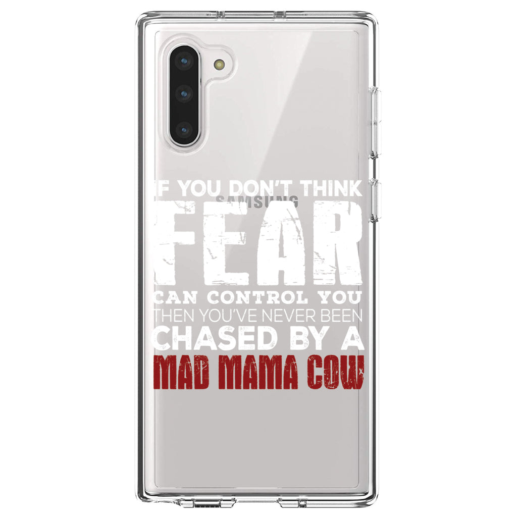 Never Been Chased By A Mad Mama Cow Clear Shockproof iPhone Case, view 9