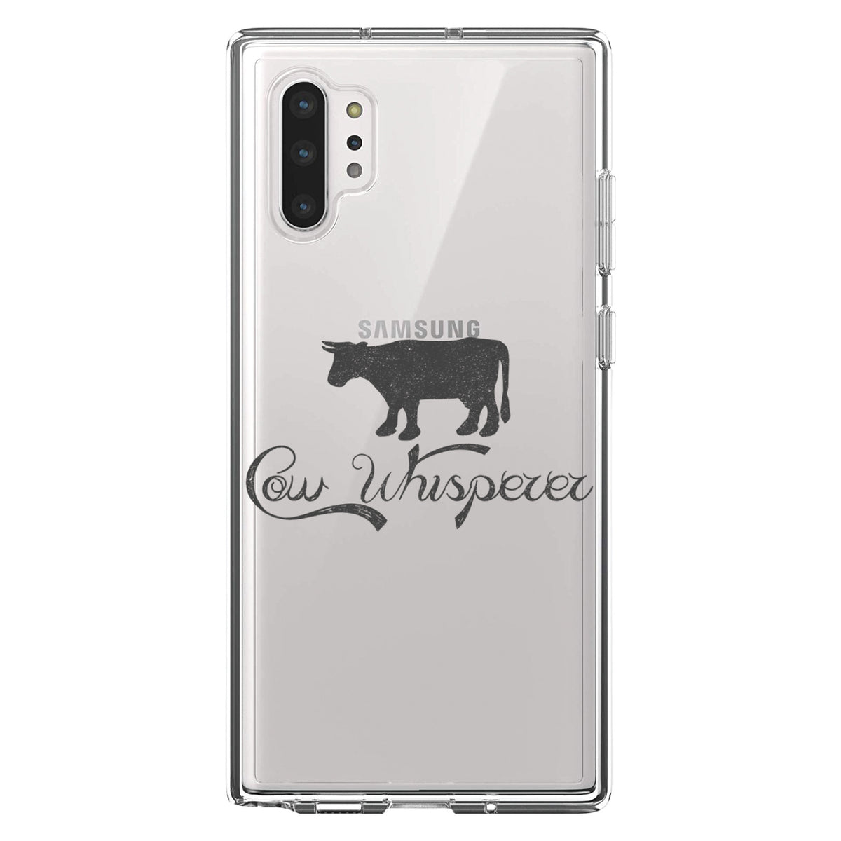 Cow Whisperer Clear Shockproof iPhone Case, view 10
