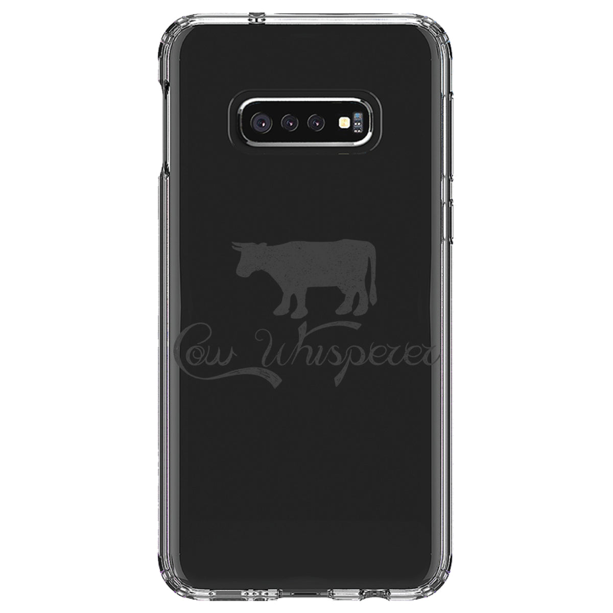 Cow Whisperer Clear Shockproof iPhone Case, view 18