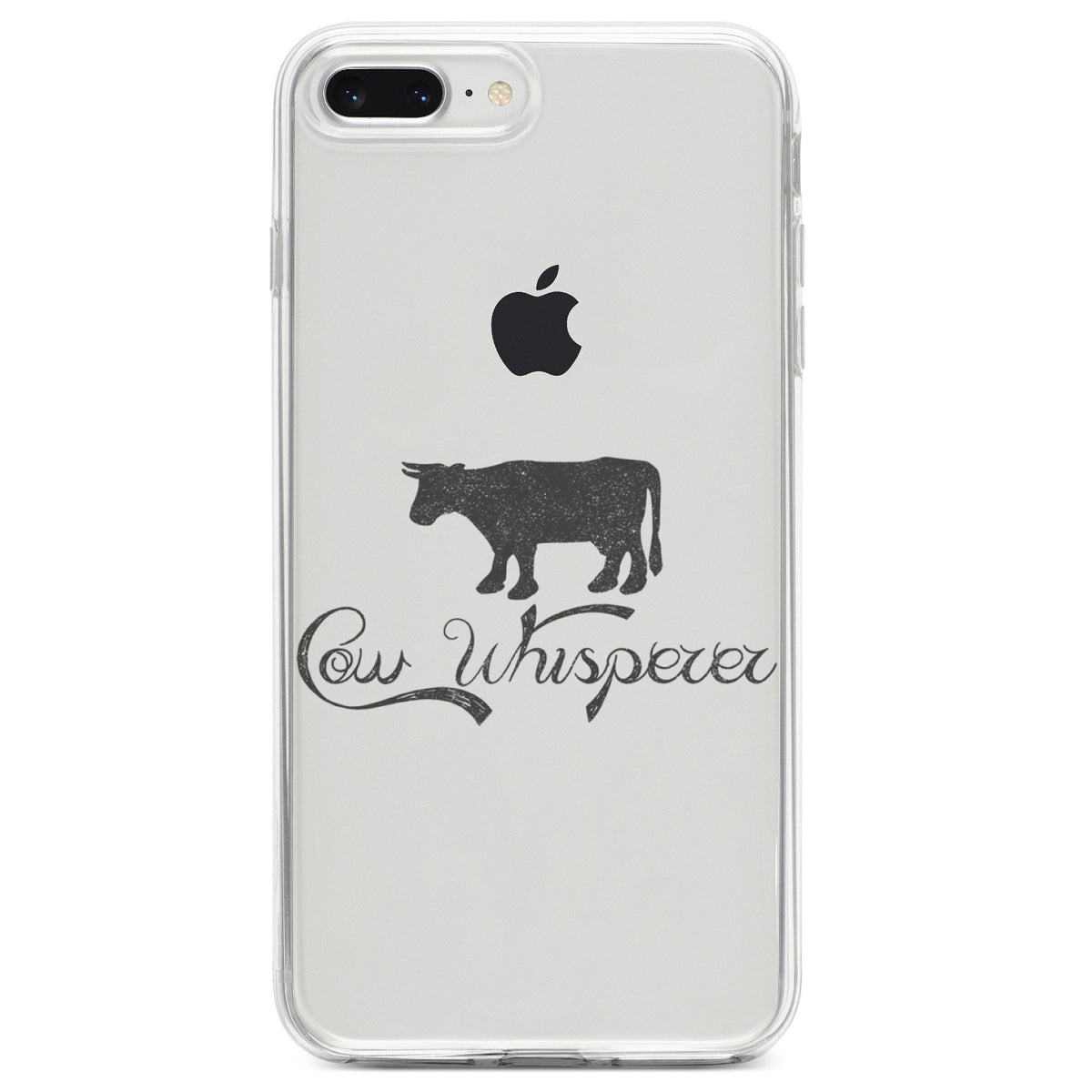 Cow Whisperer Clear Shockproof iPhone Case, view 6