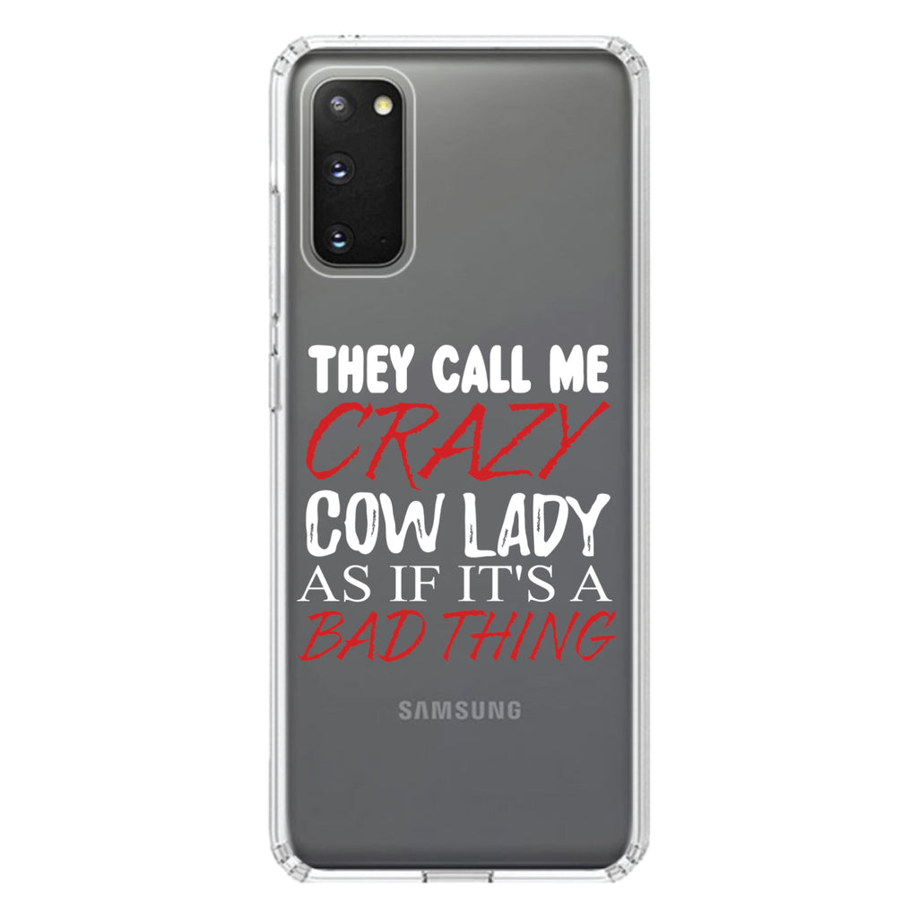 Crazy Cow Lady As If It's a Bad Thing Clear Shockproof iPhone Case, view 15