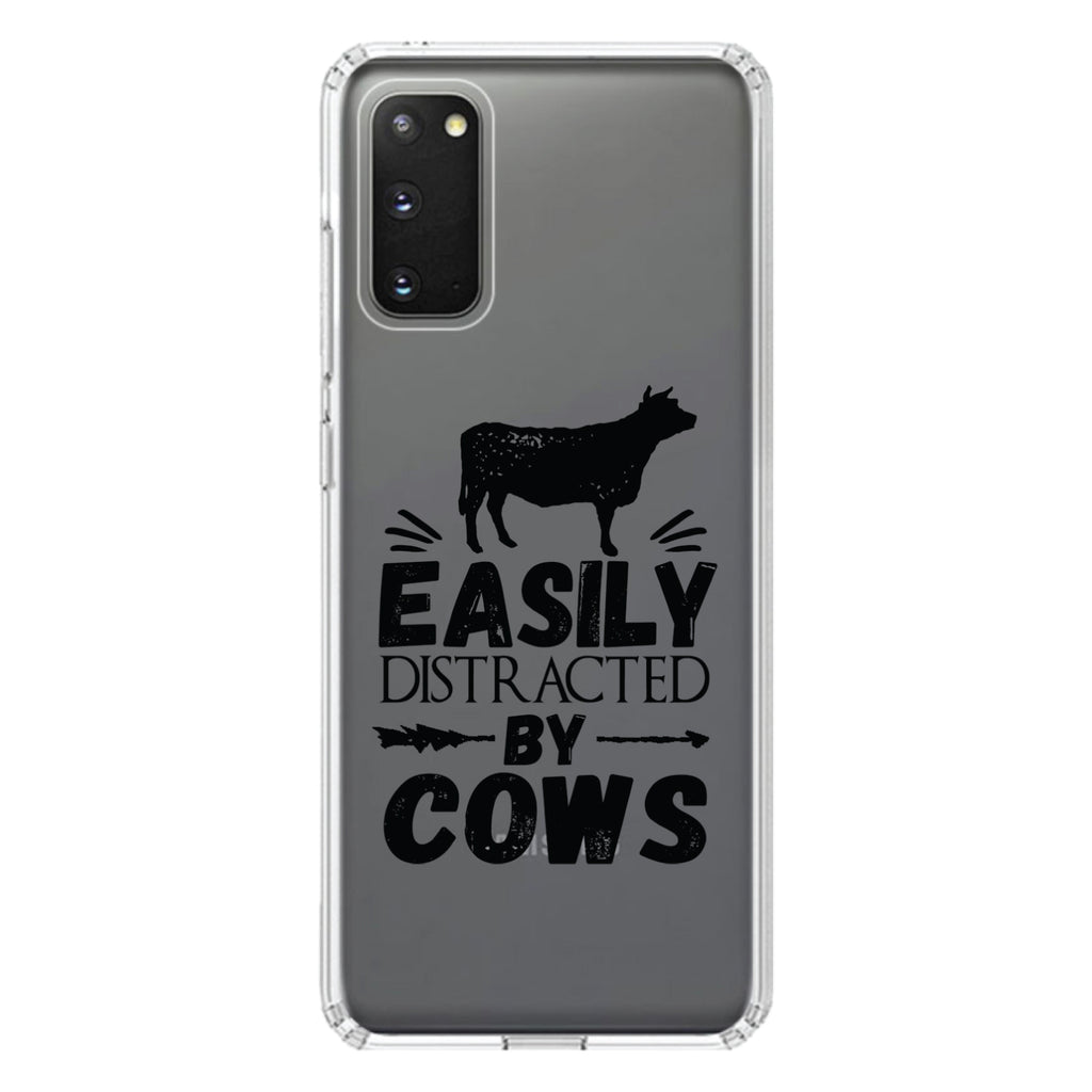 Easily Distracted By Cows Clear Shockproof iPhone Case, view 15