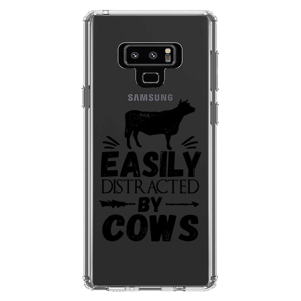 Easily Distracted By Cows Clear Shockproof iPhone Case, view 11