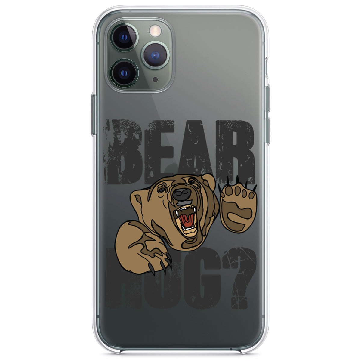 Bear Hug? Clear Shockproof iPhone Case