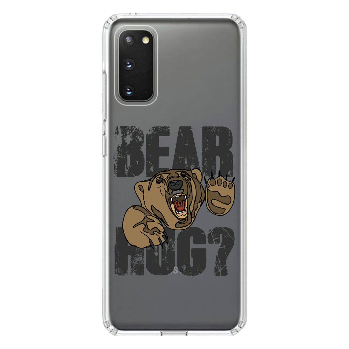 Bear Hug? Clear Shockproof iPhone Case, view 13