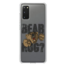 DistinctInk® Clear Shockproof Hybrid Case for Apple iPhone / Samsung Galaxy / Google Pixel - Bear Hug?