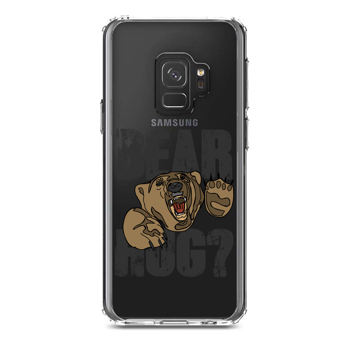 Bear Hug? Clear Shockproof iPhone Case, view 19