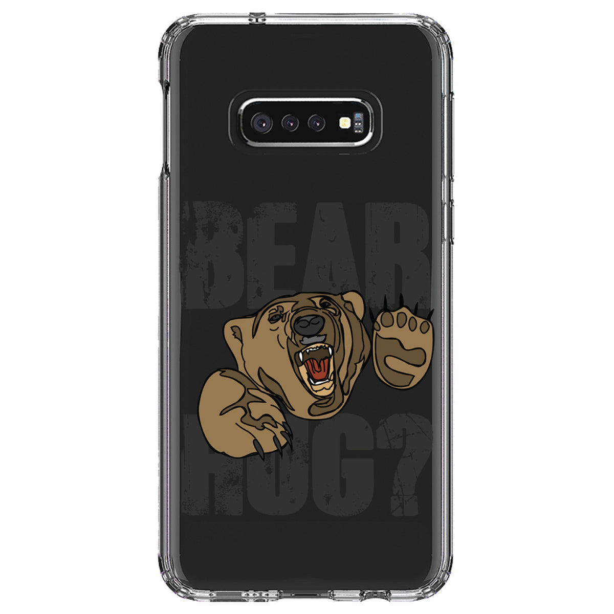 Bear Hug? Clear Shockproof iPhone Case, view 18