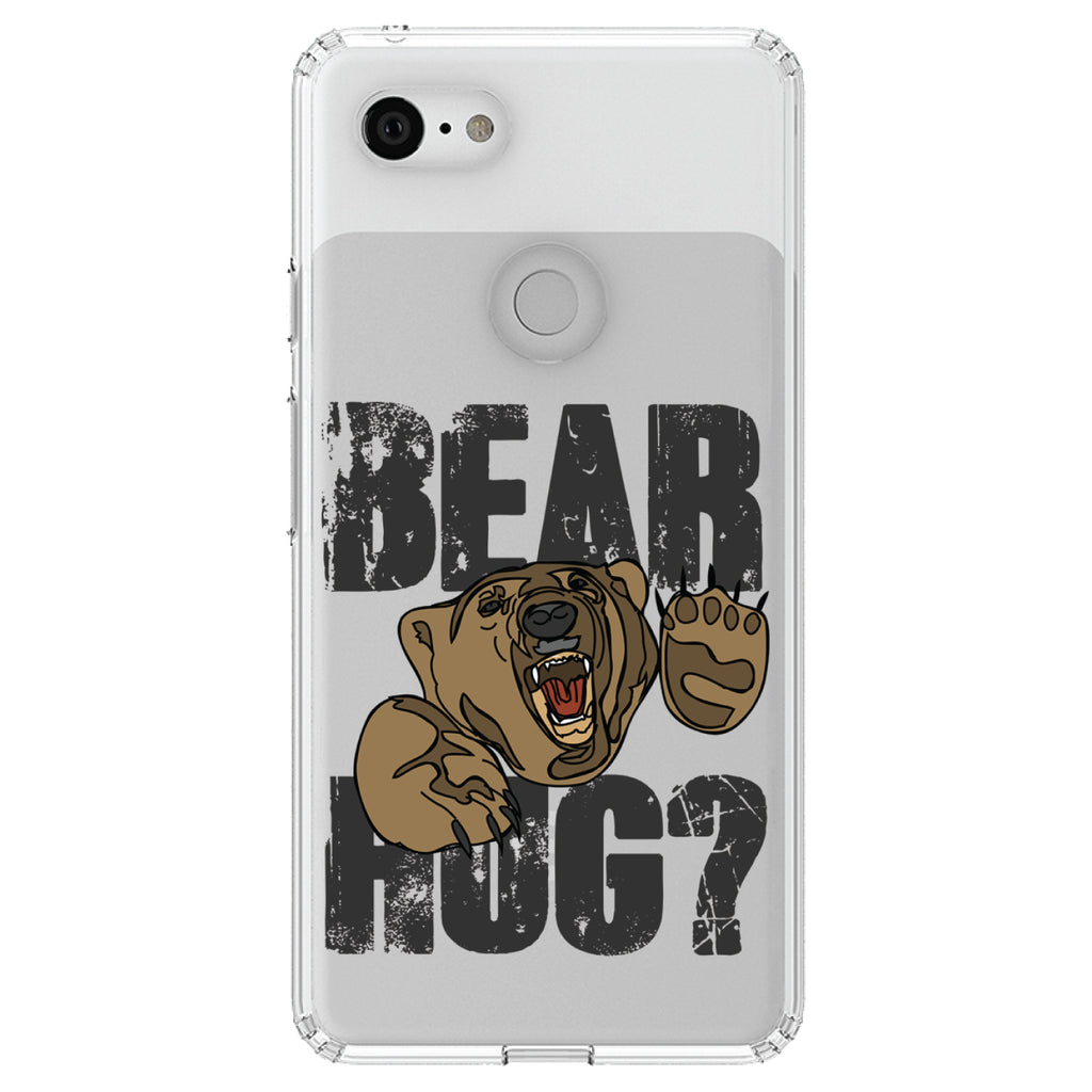 Bear Hug? Clear Shockproof iPhone Case, view 21
