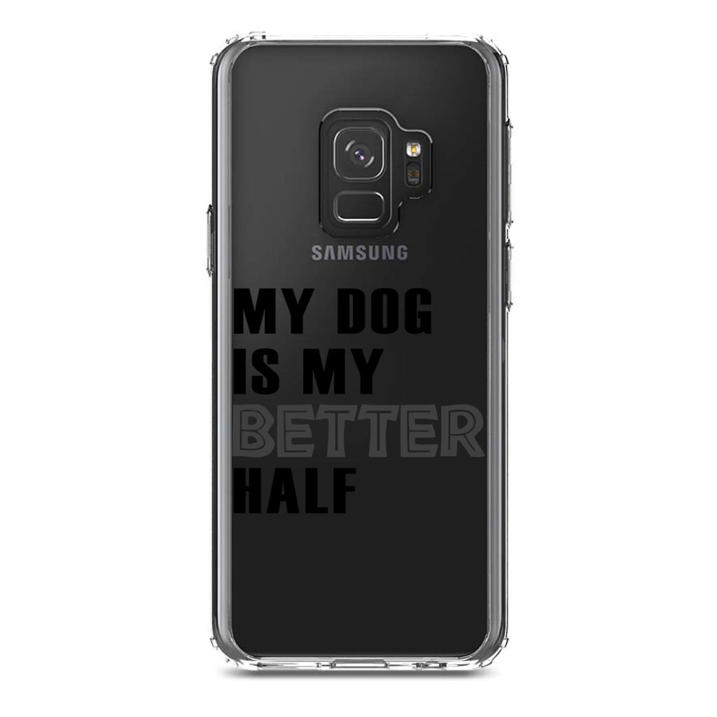 My Dog is My Better Half Clear Shockproof iPhone Case, view 19