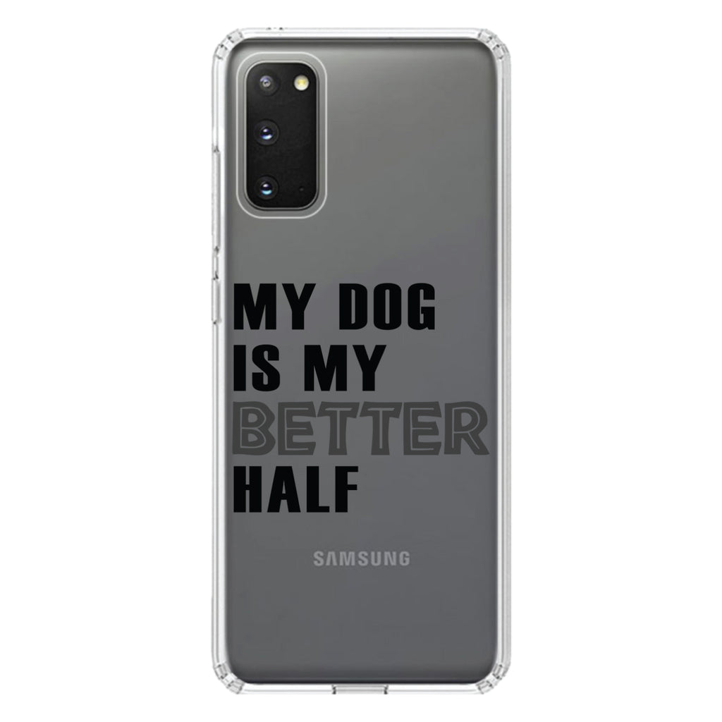 My Dog is My Better Half Clear Shockproof iPhone Case, view 14