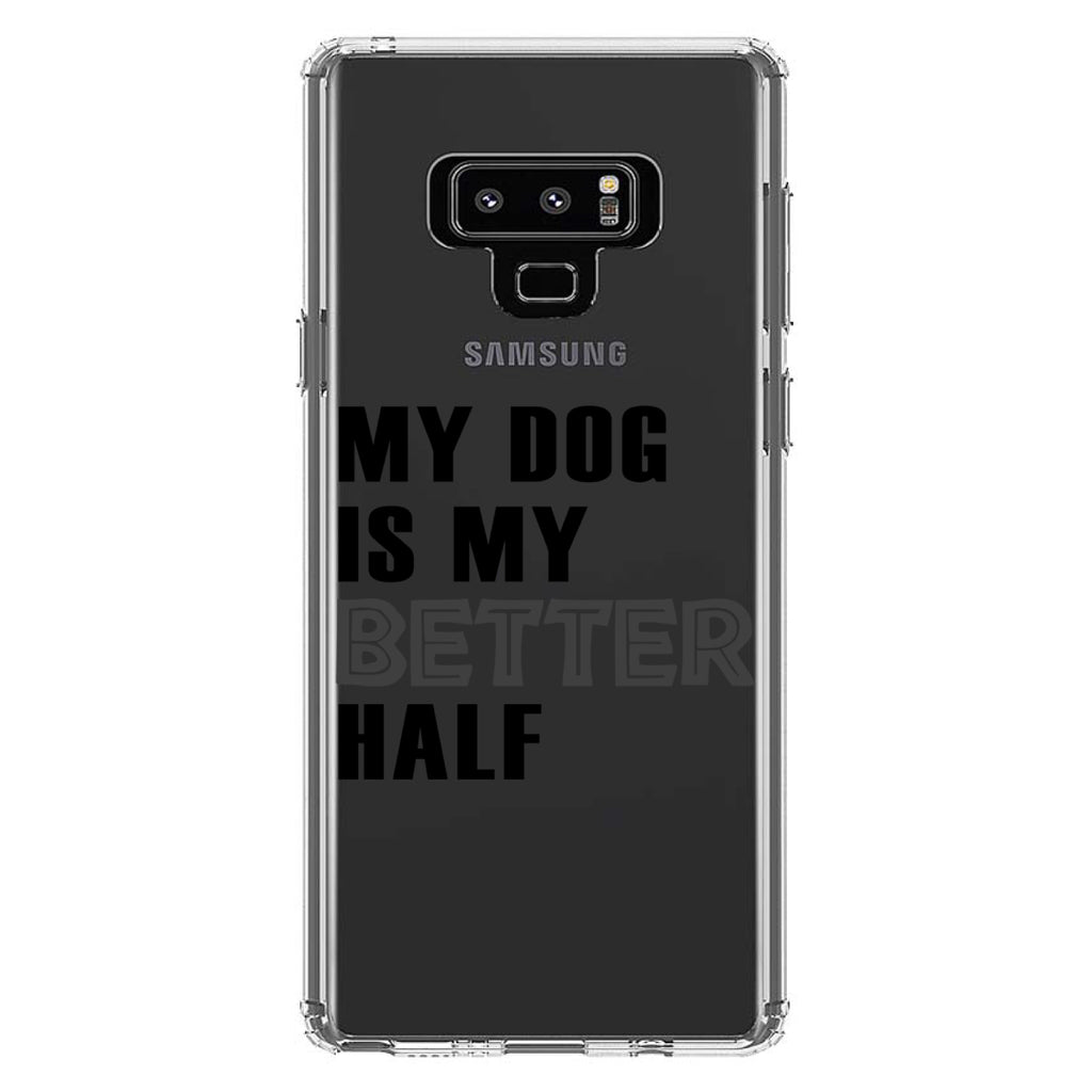 My Dog is My Better Half Clear Shockproof iPhone Case, view 11