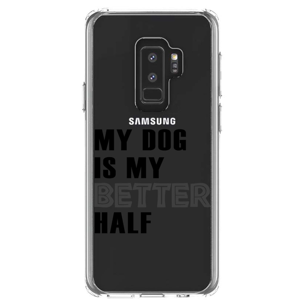 My Dog is My Better Half Clear Shockproof iPhone Case, view 20