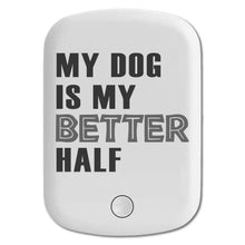 DistinctInk Magnetic Battery Pack, Wireless Portable Charger with USB-C Cable, Compatible with MagSafe iPhone 14 / 13 / 12 Series - My Dog is My Better Half