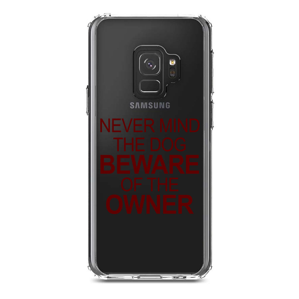 Never Mind the Dog, Beware the Owner Clear Shockproof iPhone Case, view 19