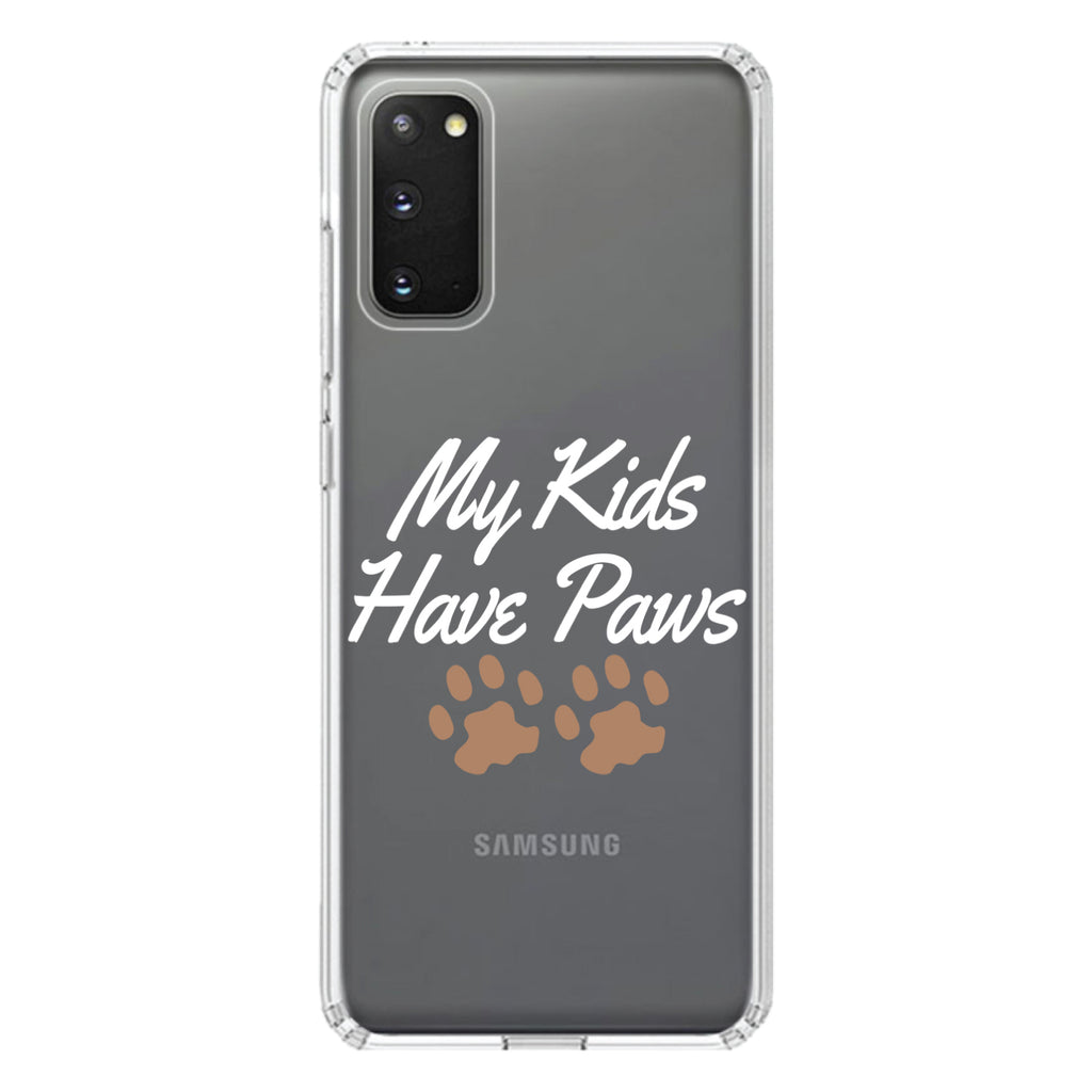 My Kids Have Paws Clear Shockproof iPhone Case, view 15