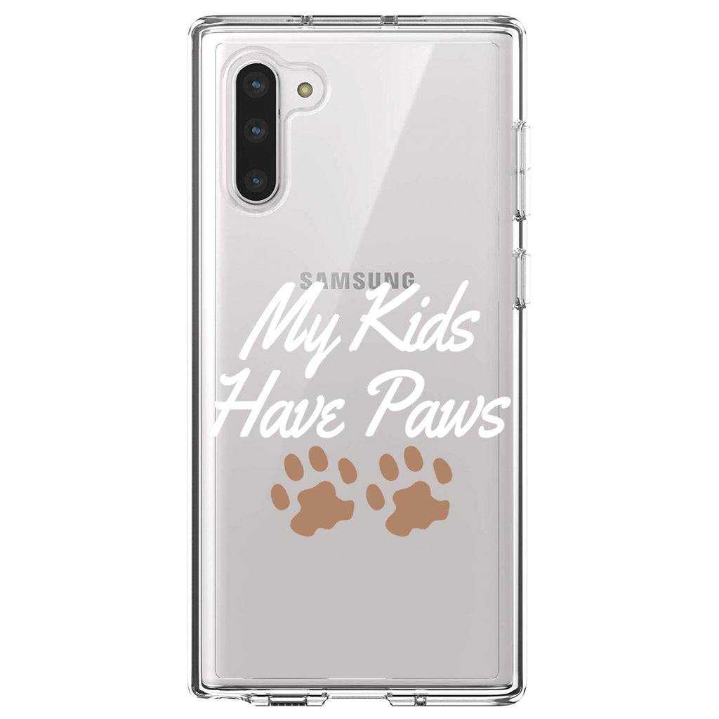 My Kids Have Paws Clear Shockproof iPhone Case, view 9