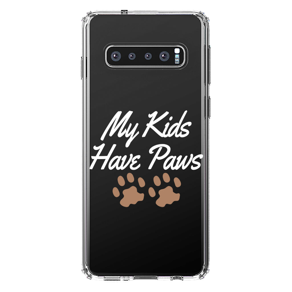 My Kids Have Paws Clear Shockproof iPhone Case, view 16