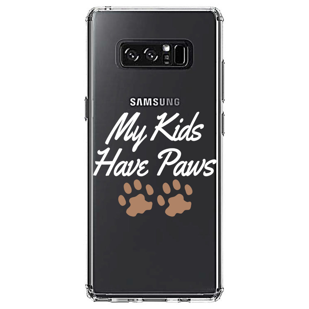 My Kids Have Paws Clear Shockproof iPhone Case, view 12